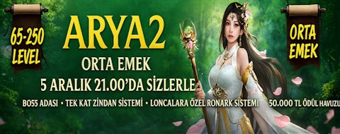 Arya2 sunucu bannerı