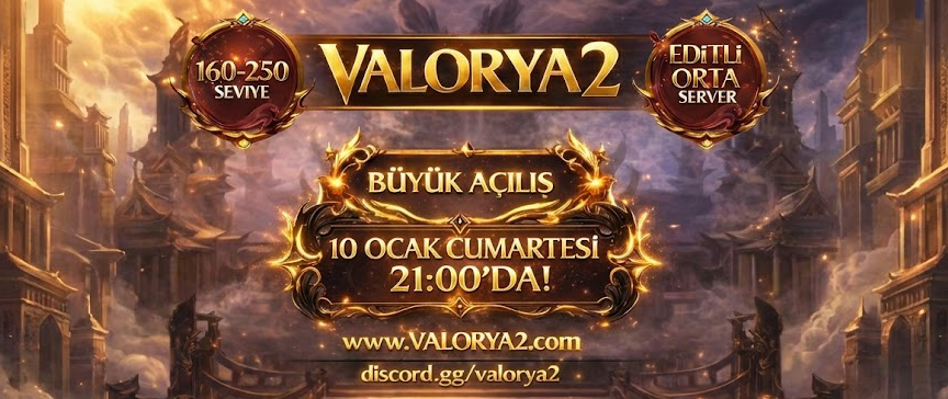 Valorya2 160-250 Orta Emek sunucu bannerı