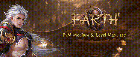 Earth Metin2 – PvM Medium sunucu bannerı